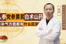 人参党参黄芪白术山药，在补气方面都有什么区别。视频封面