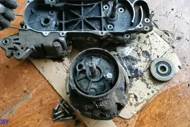 GY6发动机刹车与末级减速机构的拆解