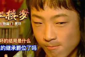 人物篇17：从贾环的结局，看王熙凤的为人，贾环真的继承爵位了吗视频封面
