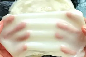 学会这个比例，蒸出的米皮劲道不粘牙。不用烫浆新手也能0失败视频封面