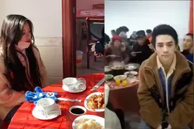 23岁杨超越回村里吃席，坐角落拘谨无人理，尴尬表情堪比李佳琦视频封面