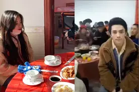 23岁杨超越回村里吃席，坐角落拘谨无人理，尴尬表情堪比李佳琦视频封面