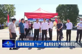 张澍来我区检查“十一”黄金周安全生产和疫情防控工作视频封面