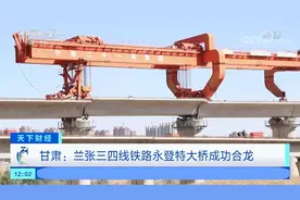 兰张三四线铁路永登特大桥成功合龙视频封面