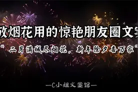“可爱人间烟火，平安喜乐万朵”｜放烟花专用的高级朋友圈文案视频封面