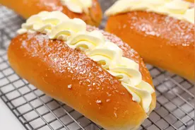 经典老式咸奶油面包，5步简单操作一学就会视频封面