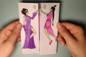 一幅手绘毒娘娘和王默合体变身以后的样子，趣味画画精灵梦叶罗丽视频封面