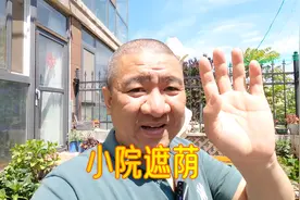 青岛一楼小院夏天“遮荫”，为什么不能把全部院子都遮上？视频封面