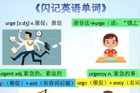 《闪记高考3500词》- urge 催促视频封面