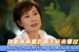 刘敏涛离婚后前夫从未看过孩子，原因令人意想不到，刘敏涛谈家庭视频封面