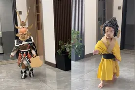 萌娃扮《西游记》各种角色！装备齐全动作到位，网友：家庭版春晚视频封面