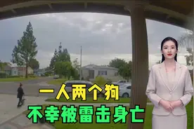 暴雨闪电袭击南加州，女人在遛狗时突遭雷击，一人两狗不幸离世