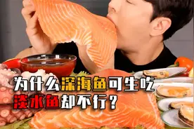 为什么三文鱼可以生吃，不怕寄生虫吗？淡水鱼为啥不能生吃？视频封面