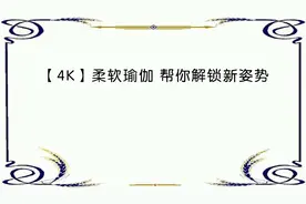 【4K】柔软瑜伽 帮你解锁新姿势【转载】视频封面