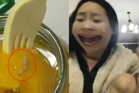 女子吃罐头发现紧挨牙印边有虫 吓得大声尖叫：再也不买了视频封面