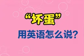 “坏蛋”用英语怎么说？结果你想不到视频封面