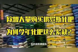 欧盟大量购买俄罗斯化肥，为何今年化肥这么紧缺？3大原因