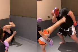 7岁女孩和教练爸爸练拳对打，拳拳干脆利落快如疾风，网友怒赞视频封面