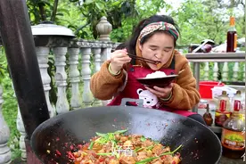 苗大姐半只羊排黄焖吃，味道独特没有骚味，米饭吃得太快有点吓人