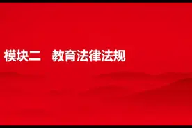 0203教资-综合素质-第二章：教育法律法规01视频封面