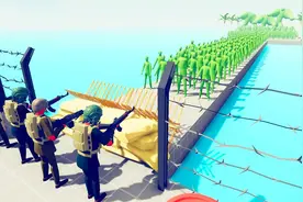 全面战争模拟器：特种兵vs丧尸，麒麟臂丧尸爆锤特战小队视频封面