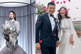 朱珠结婚一周年再穿婚纱，身材丰腴尽显贵妇气质，美得不可方物视频封面