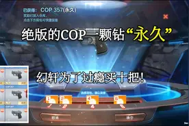 绝版的黑铁COP一颗钻永久！幻轩为了过瘾一次性买了十把