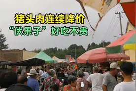 潍坊大集猪头肉价格暴跌，鲜棒槌也降价甩卖，还有“伏果子”苹果视频封面