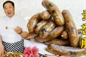 自制蔬菜素香肠，老厨教你灌肠技巧和配方比例，经典熟食越嚼越香