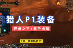 魔兽世界TBC：猎人P1阶段装备怎么搭配？普通蓝装伤害依然爆炸视频封面