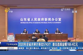 权威发布！2020年山东共审计单位5743个，查出违规金额168.4亿元视频封面