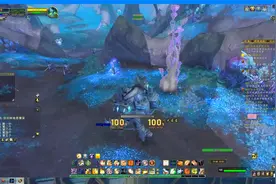 魔兽世界9.0：炽蓝仙野-心能导流-闪爆盆地-月光蓓蕾位置