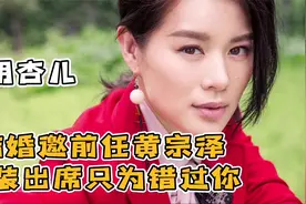 胡杏儿与黄宗泽恋爱8年分手，结婚邀前任，盛装出席只为错过你视频封面