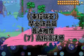 《泰拉瑞亚》1.4毕业饰品篇-普通难度-（7）高伤流法师视频封面