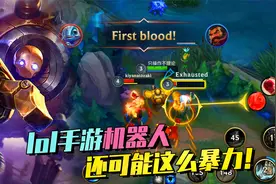 lol手游机器人骚气玩法，拳打盲僧、脚踢小鱼，这哪是辅助啊！视频封面