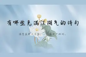 有哪些充满江湖气的诗句|一点浩然气，千里快哉风视频封面