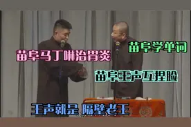苗阜相声合集：苗阜马丁啉治胃炎，苗阜王声互捏脸，苗阜学单词。视频封面