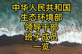 中华人民共和国生态环境部领导干部班子成员一览视频封面