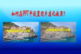 如何在PPT中设置图片虚化效果？PPT虚化图片背景的方法和技巧