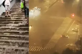 北京暴雨致多地区积水，1号线玉泉路站进水，地铁：现已恢复运营视频封面