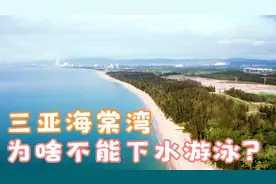 三亚海棠湾为啥不能下水游泳？这样的水让我下去，我也不敢下啊～