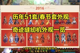 DNF：历年51套/春节套，奇迹缝纫机时装外观一览，绯樱之舞回归视频封面