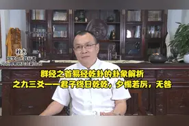 易经乾卦的卦象解析之九三爻——君子终日乾乾，夕惕若厉，无咎视频封面