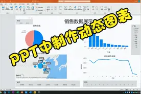 ppt中制作动态图表，你不会，同事4分钟搞定，老板看了都夸他厉害