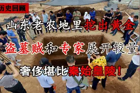 济南大爷盖房意外挖出黄金，竟扯出千年墓葬，陪葬品堪比秦始皇陵视频封面