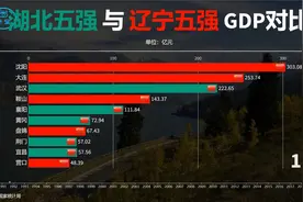湖北五强与辽宁五强GDP对比：沈阳曾超武汉多少？视频封面