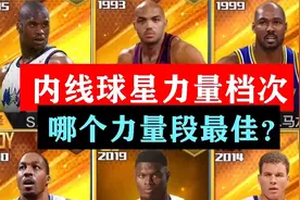 【最强NBA】中锋力量等级分档，你认为哪个力量段最好视频封面