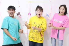胖妞教同学们用卡纸折知了，大家一起玩知了赛跑，谁能获得第一呢视频封面