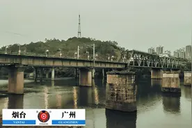 京广线 绿皮 韶关东 帽峰桥 K1159/K1160 烟台-广州