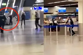 德国机场一乘客拒戴口罩“放狠话” 百名警察紧急封锁机场！视频封面